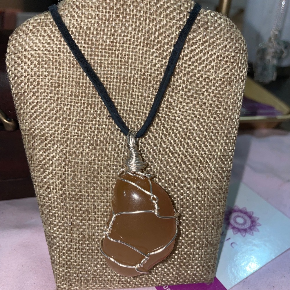Carnelian Agate adjustable necklace
